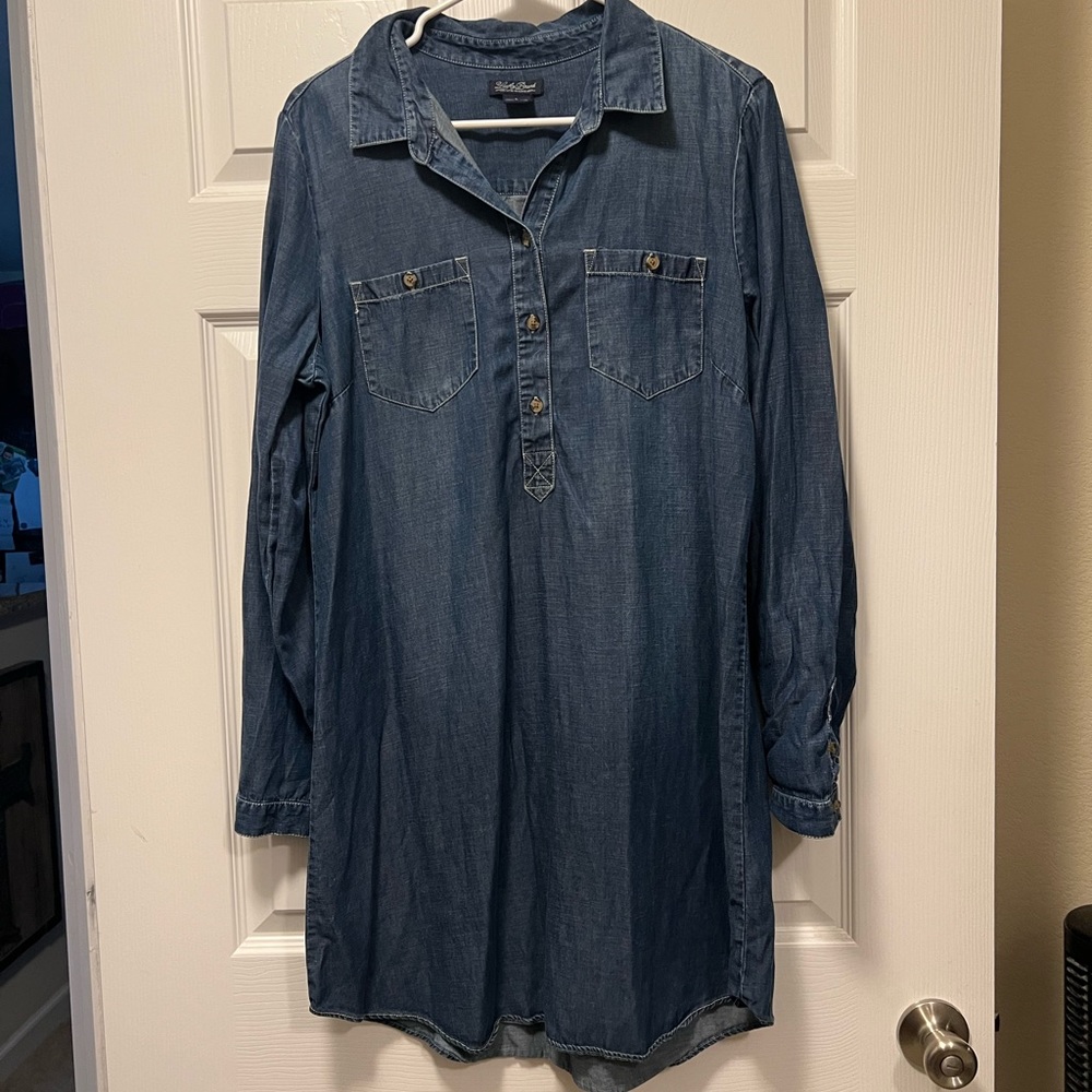 Lucky Brand denim shirt dress